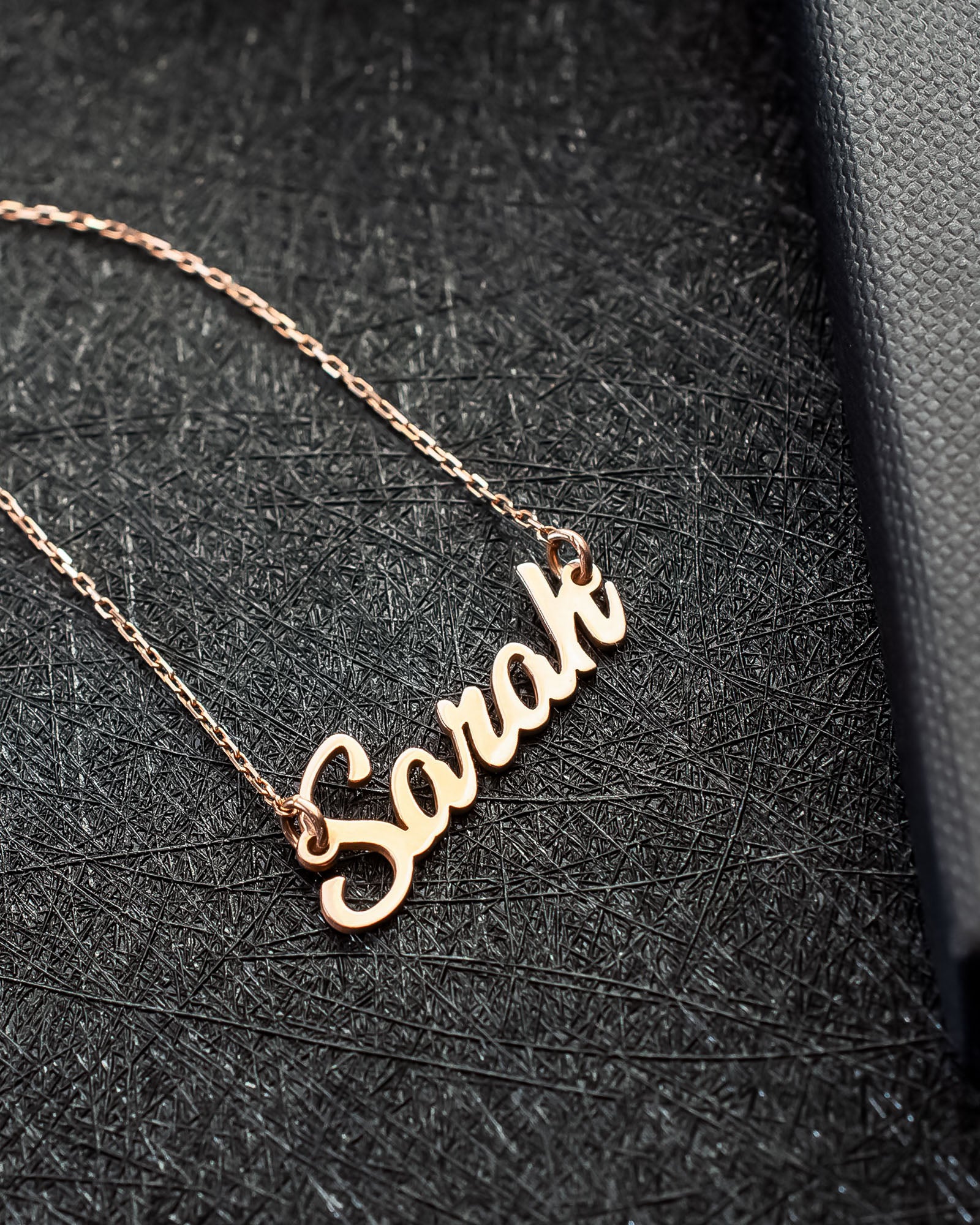 Personalised Minimalist Name Necklace - Sterling Silver