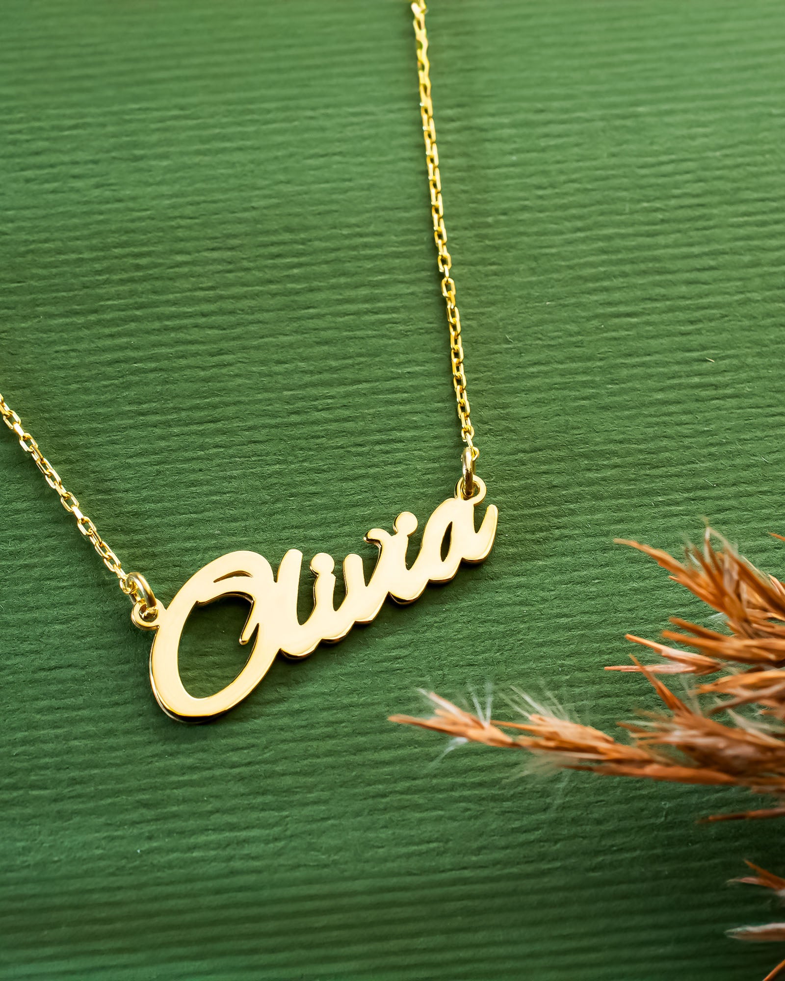 Personalised Minimalist Name Necklace - Sterling Silver