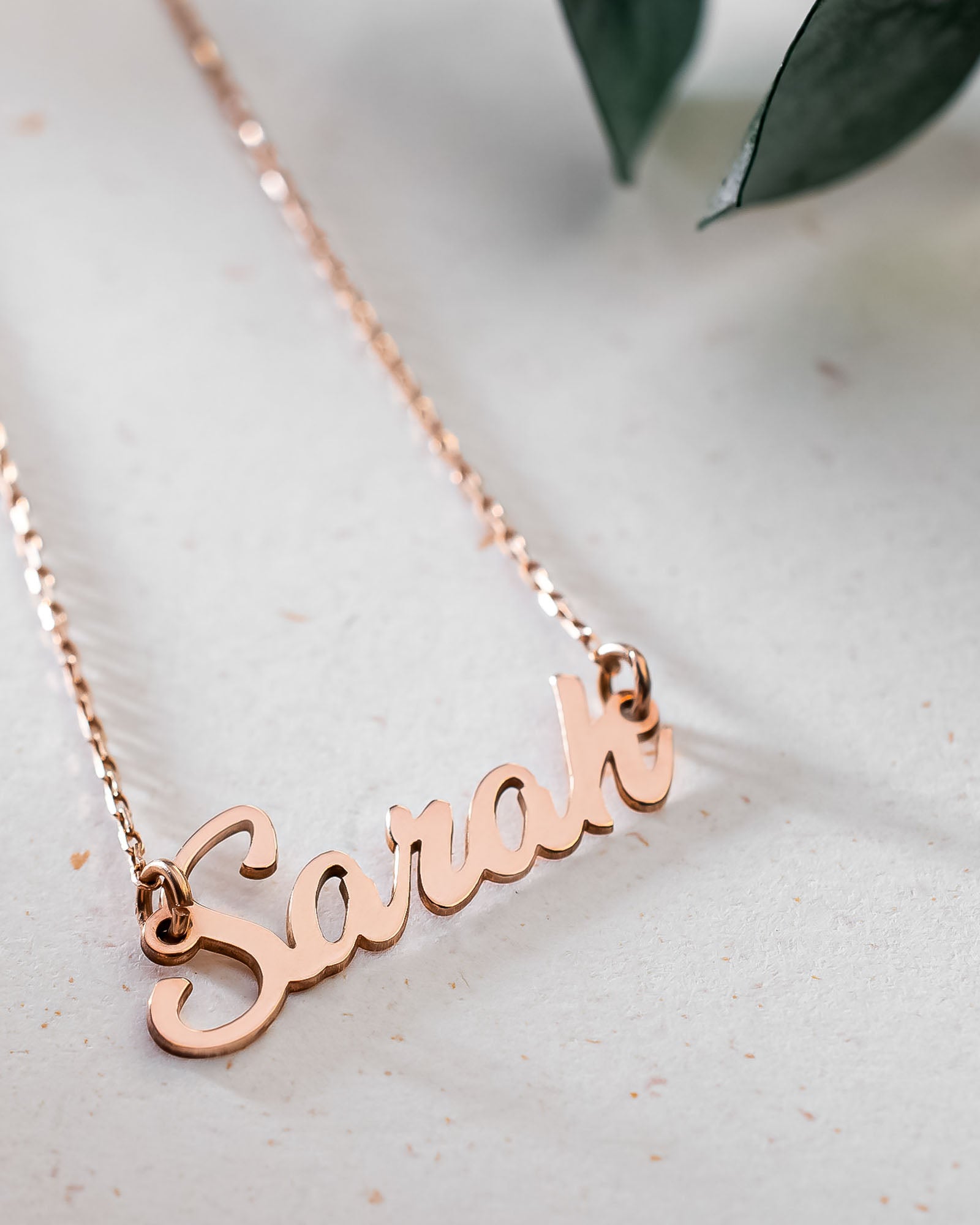 Personalised Minimalist Name Necklace - Sterling Silver