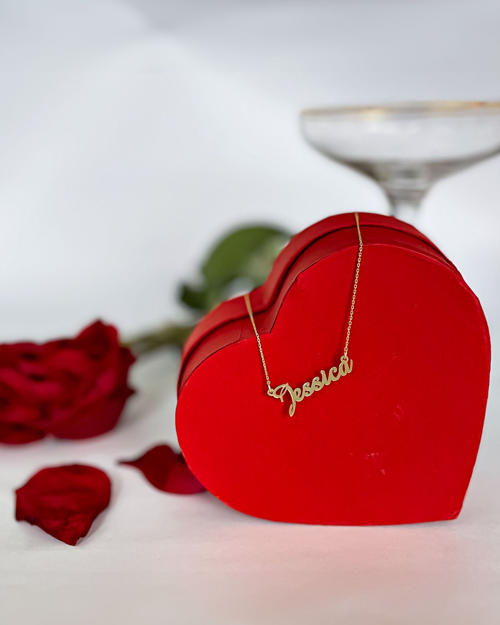 Personalised Minimalist Name Necklace - Sterling Silver