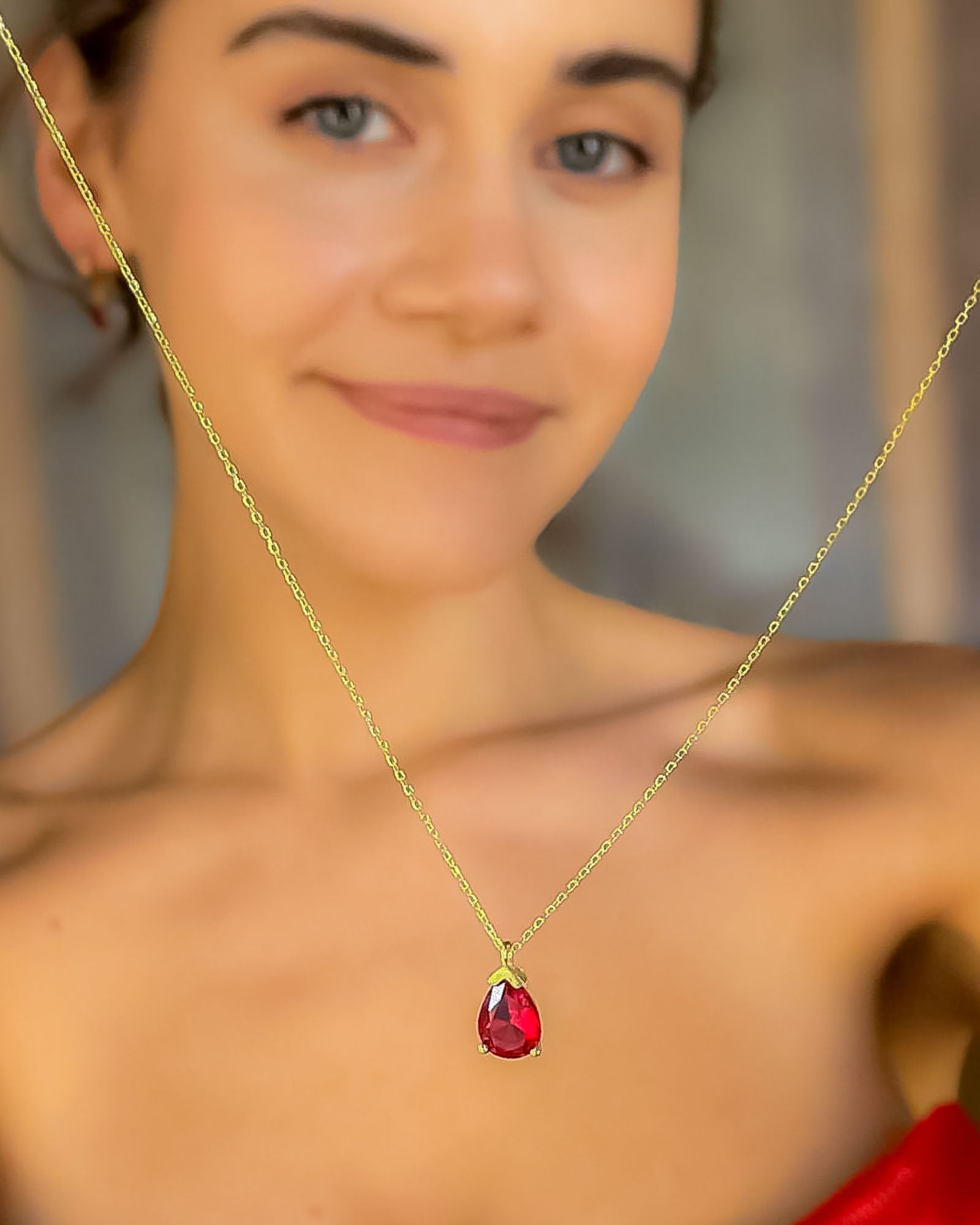 Birthstone Jewelry Set Silver - Sterling Silver