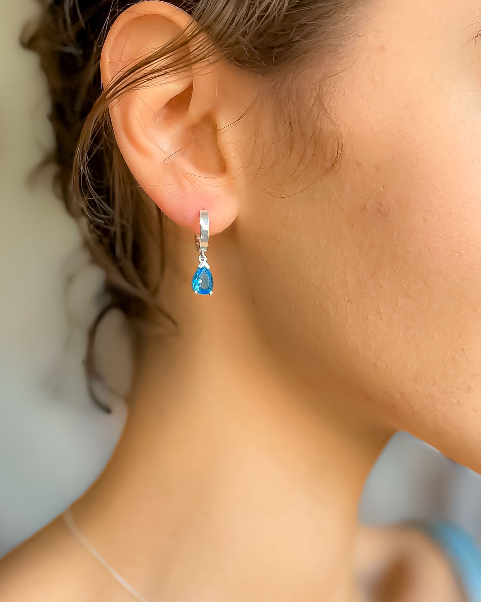 Birthstone Jewelry Set Silver - Sterling Silver