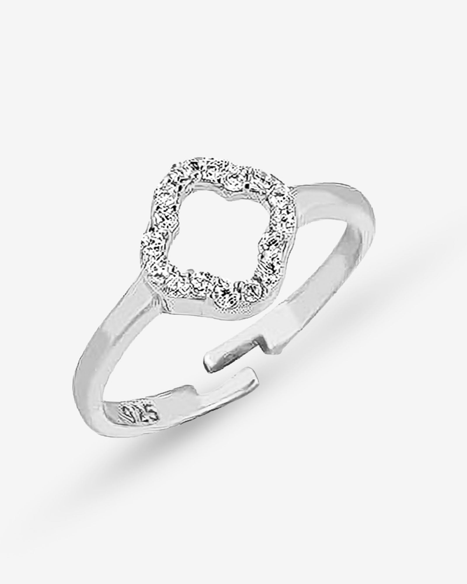 Elegant Four Leaf Clover Jewelry Set - Sterling Silver