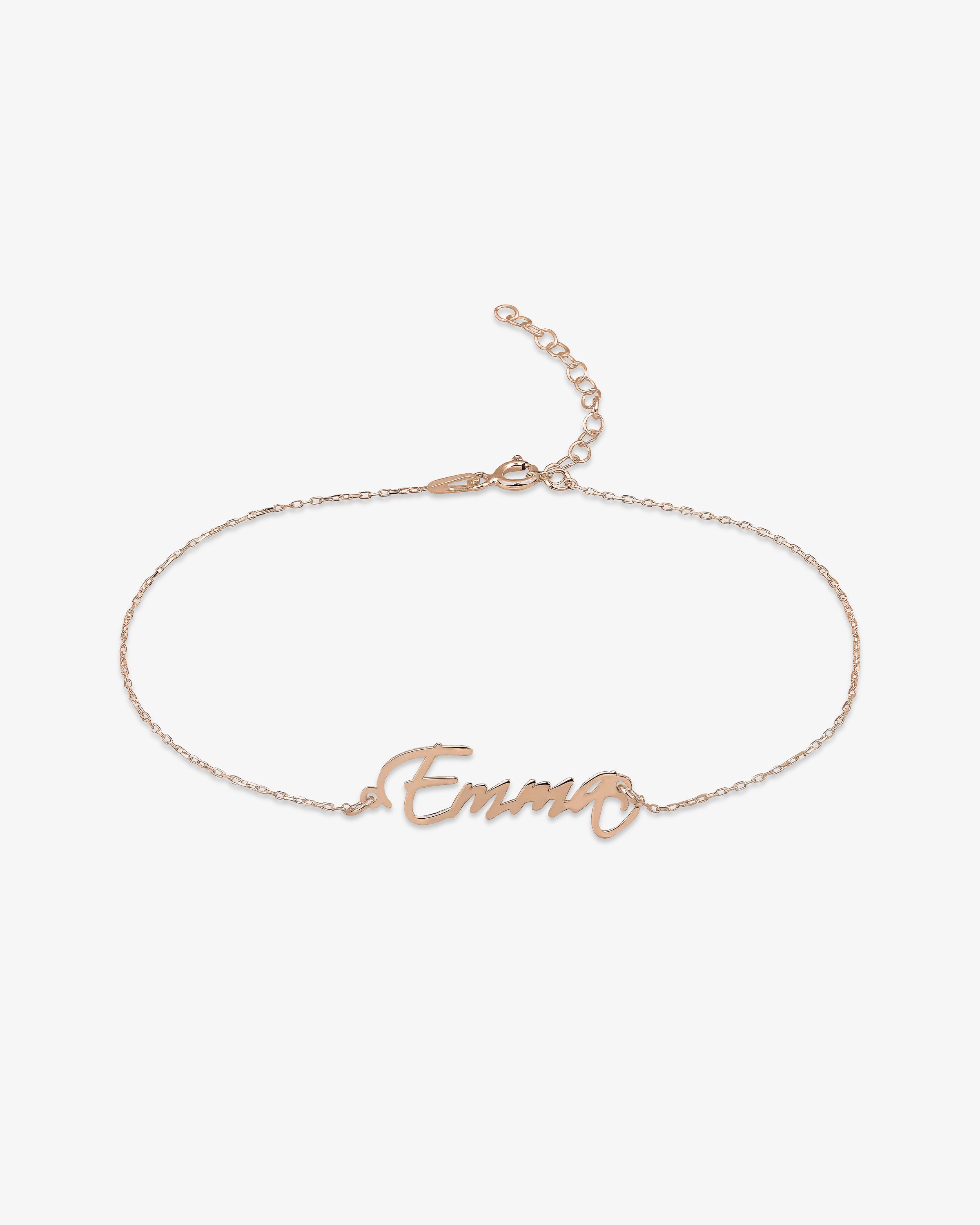 Personalised Name Bracelet - Sterling Silver