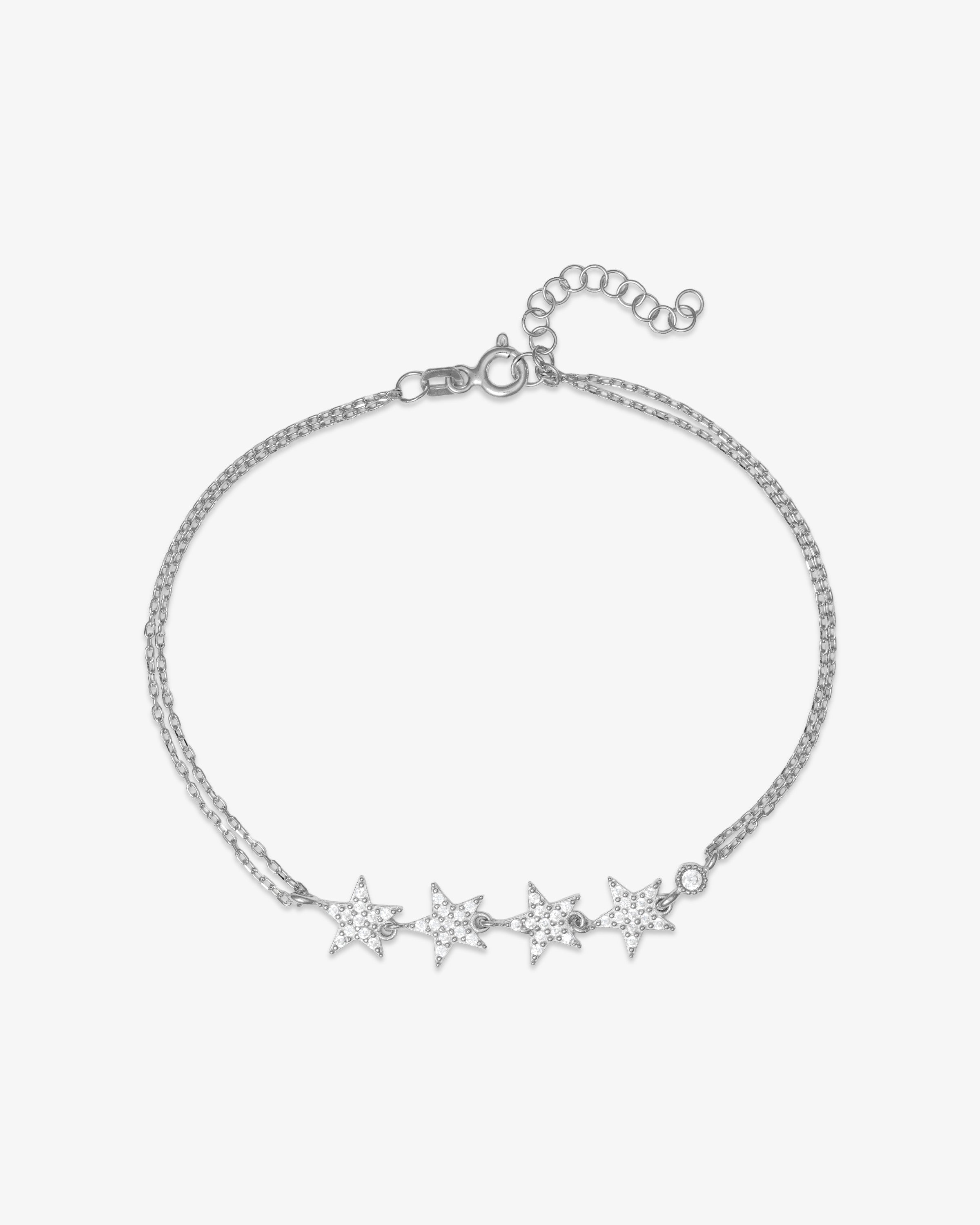 Star Chain Bracelet - Sterling Silver