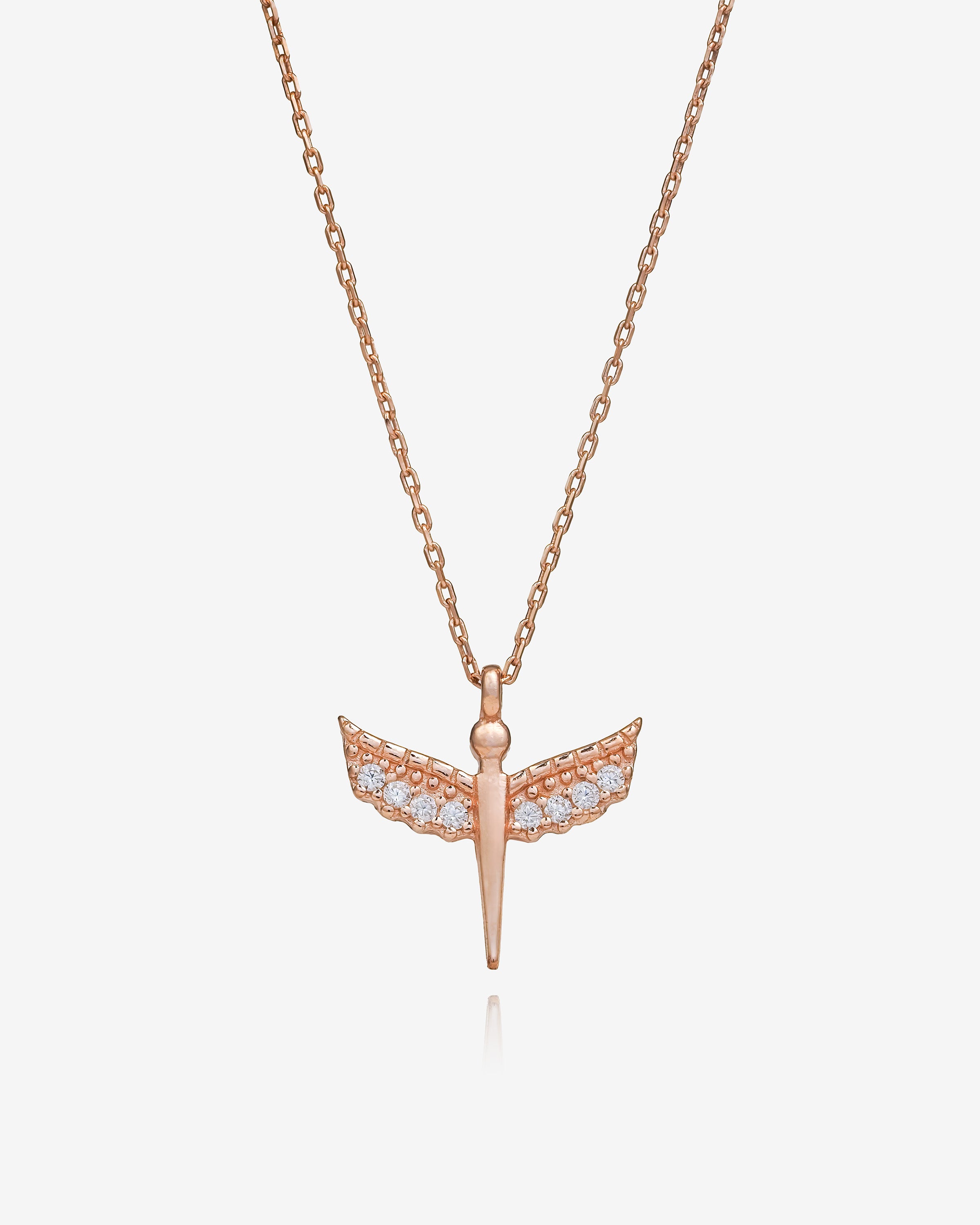 Baby Angel Necklace - Sterling Silver