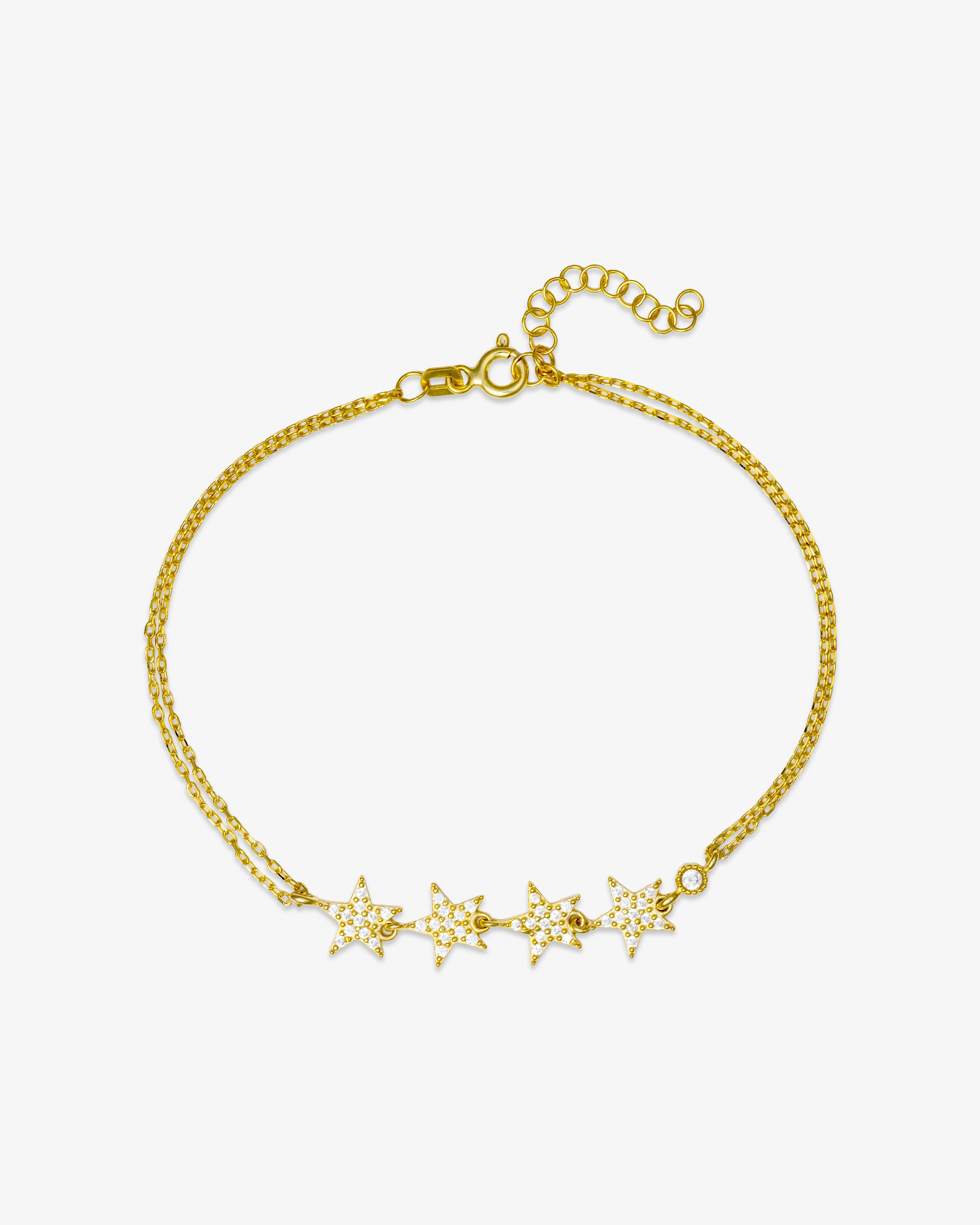 Star Chain Bracelet - Sterling Silver