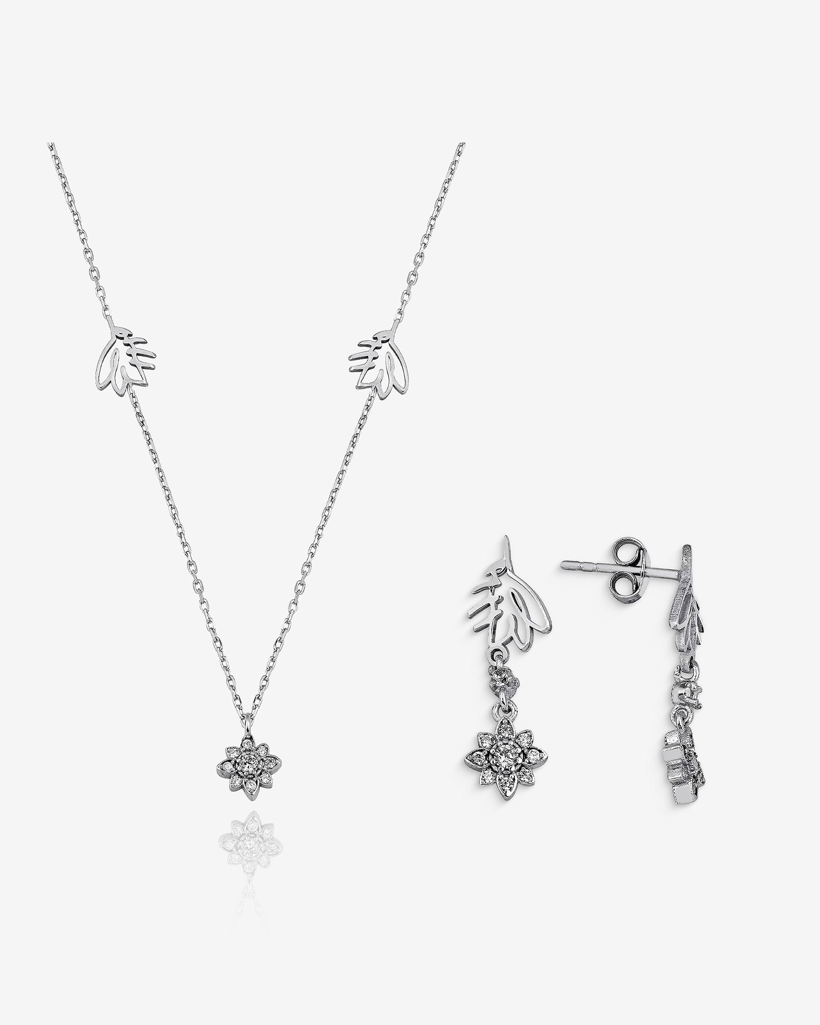 BeeFancy Honeybee Charm Jewellery Set - Sterling Silver