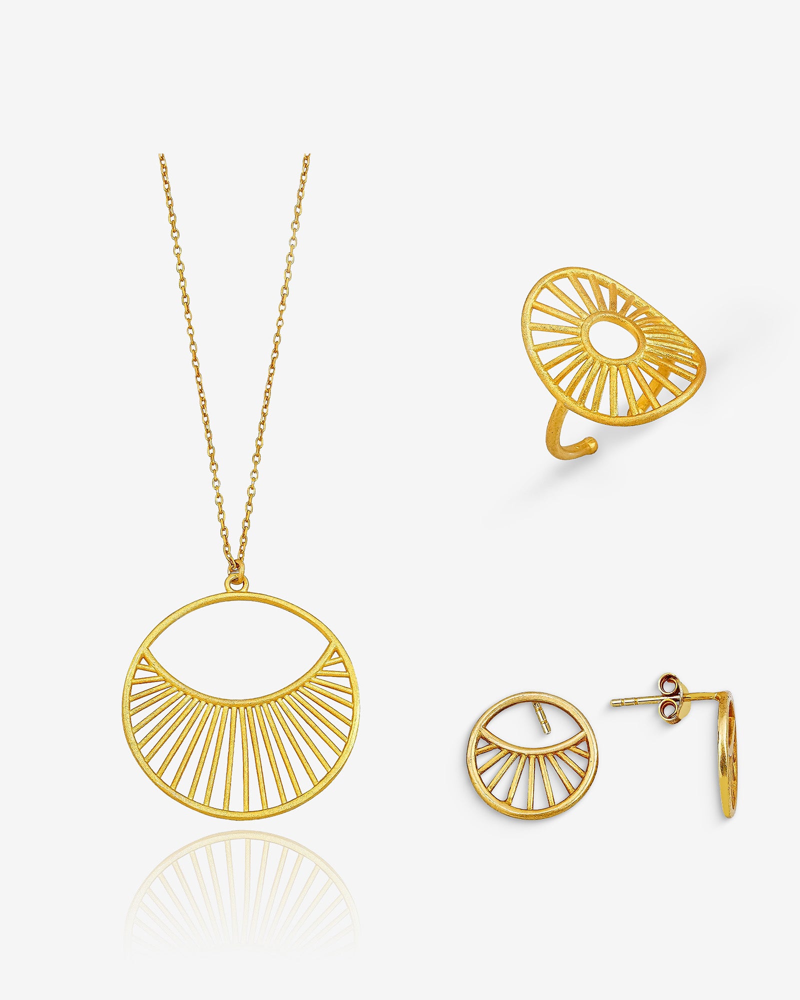 Antique Daylight Jewelry Set - Sterling Silver