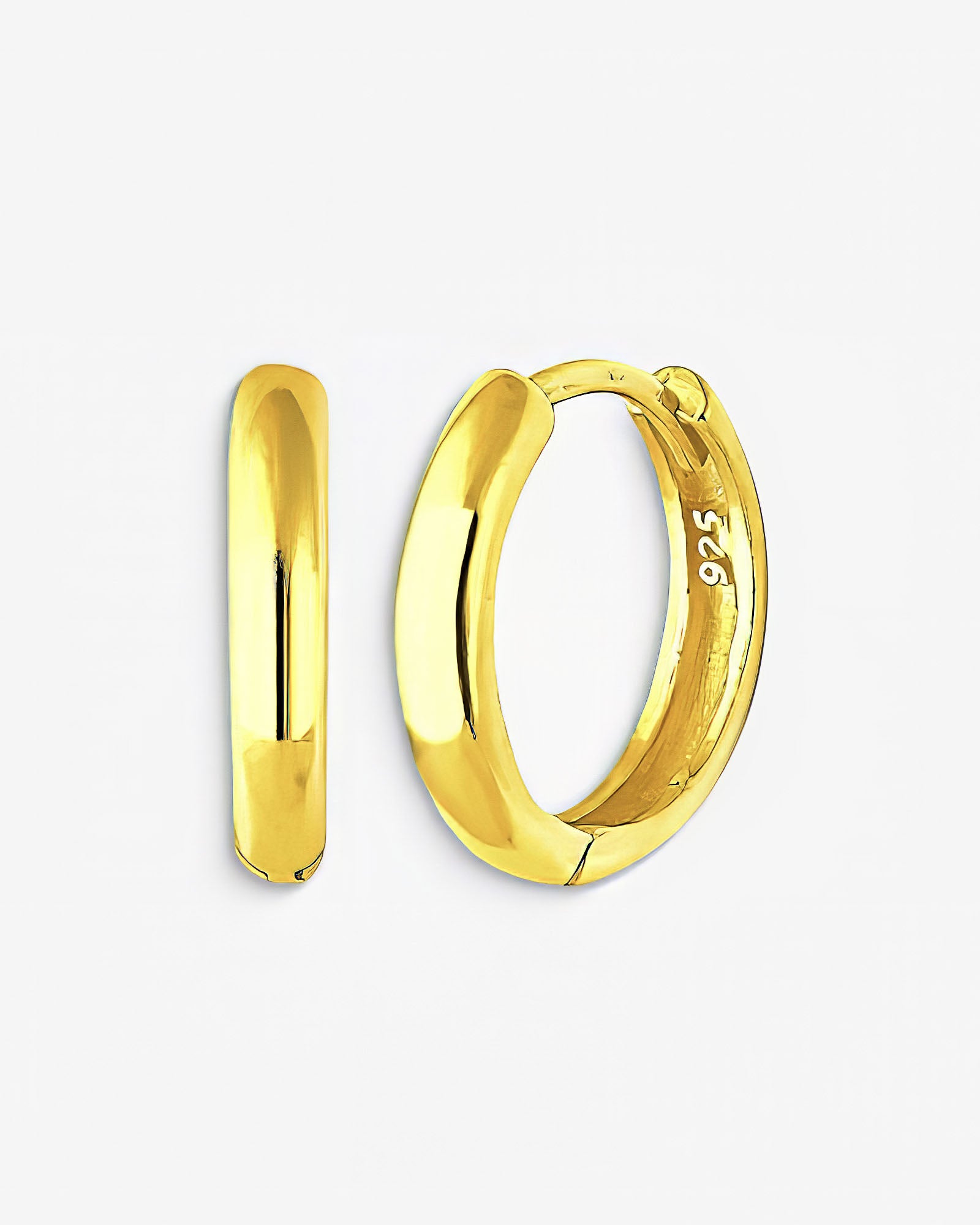 Tiny Hoop Earrings - Sterling Silver