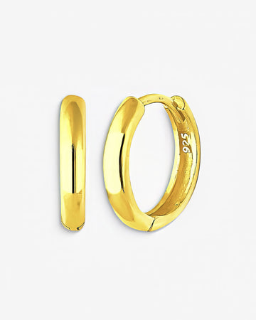 Tiny Hoop Earrings - Sterling Silver