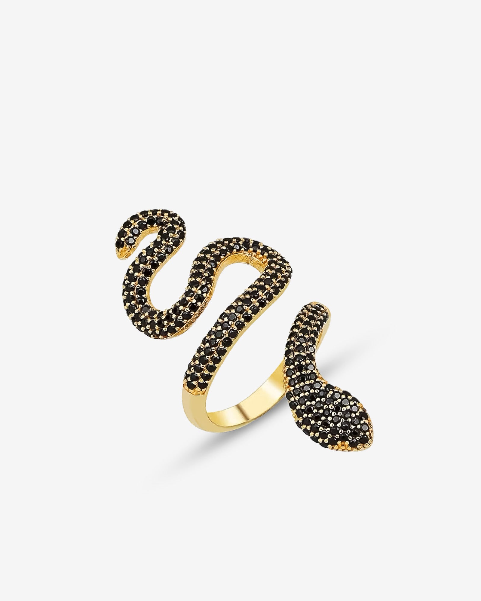 Snake Statement Ring - Sterling Silver