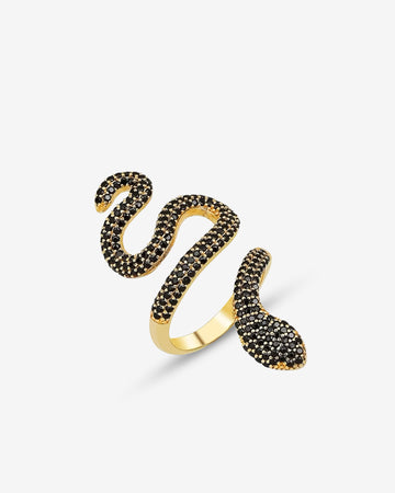 Snake Statement Ring - Sterling Silver