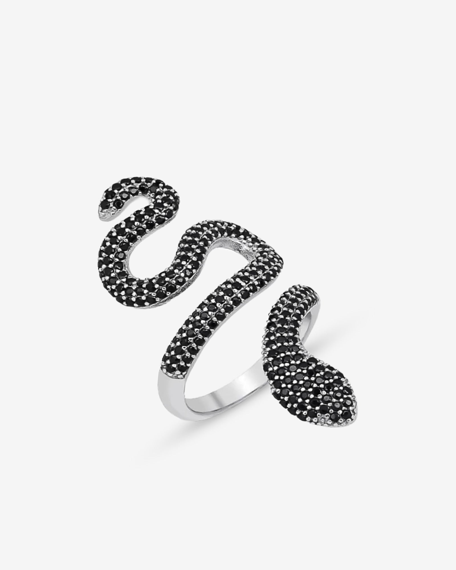Snake Statement Ring - Sterling Silver