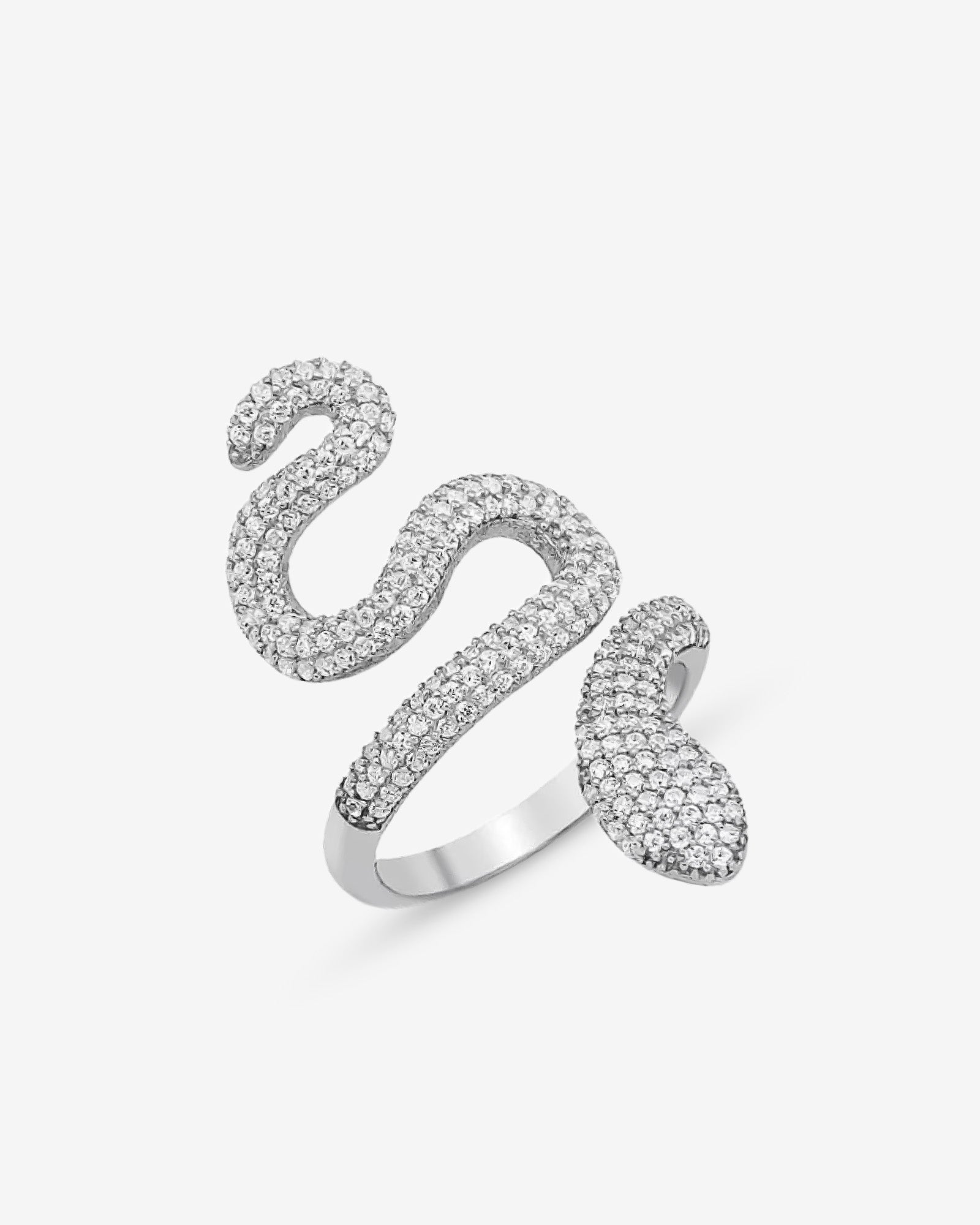 Snake Statement Ring - Sterling Silver