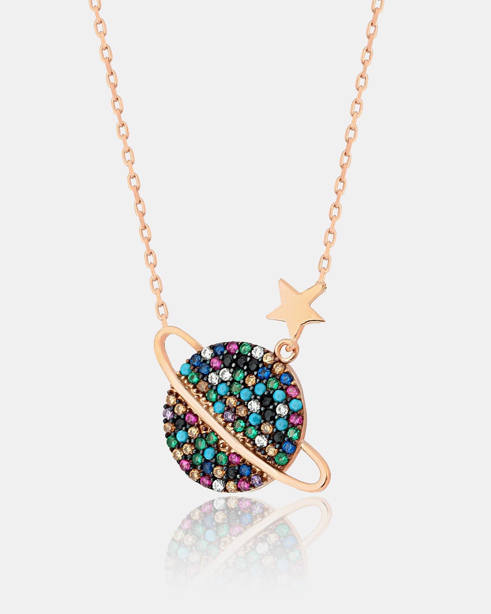 Delicate Galaxy Necklace - Sterling Silver
