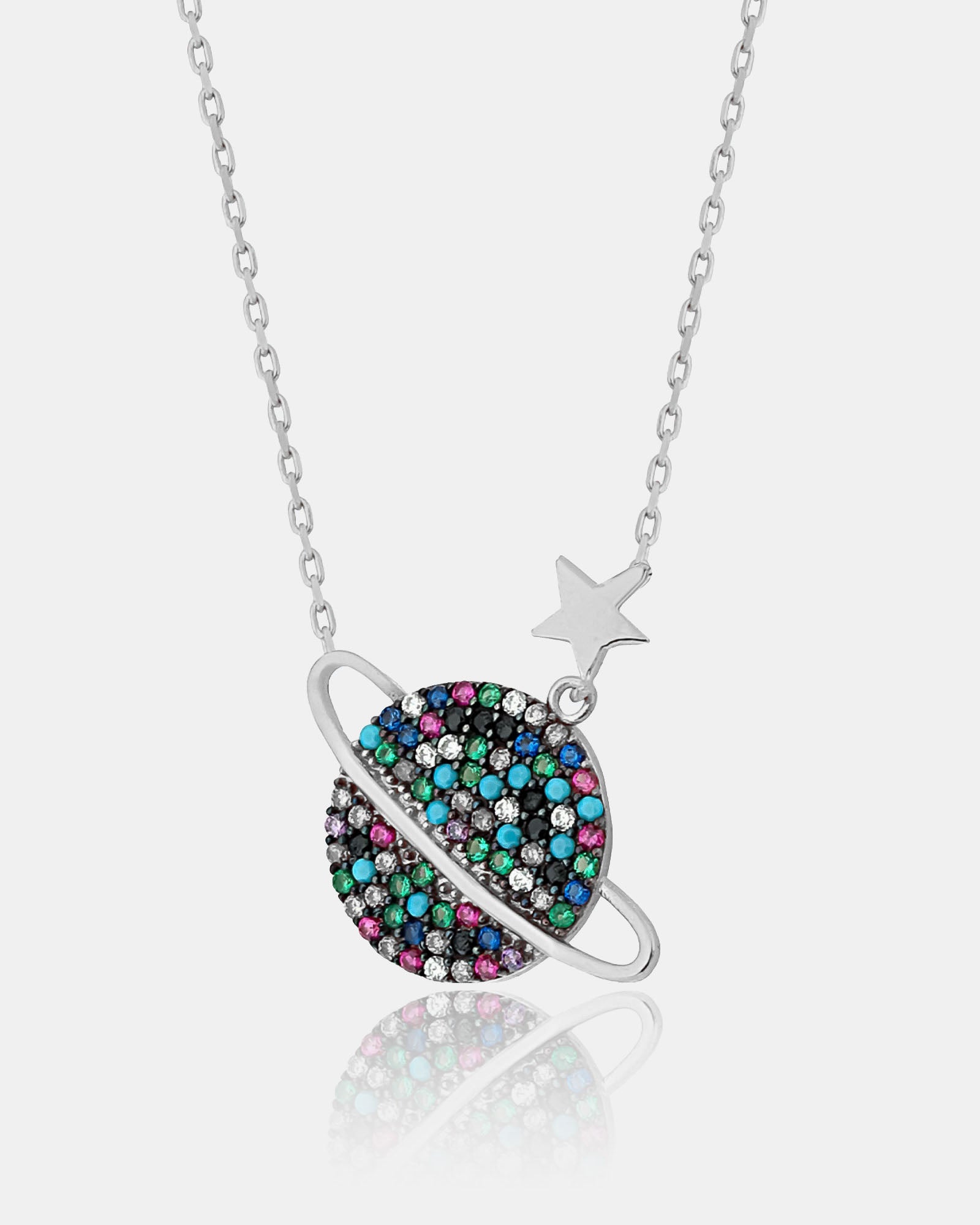 Delicate Galaxy Necklace - Sterling Silver