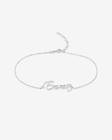 Personalised Name Bracelet - Sterling Silver