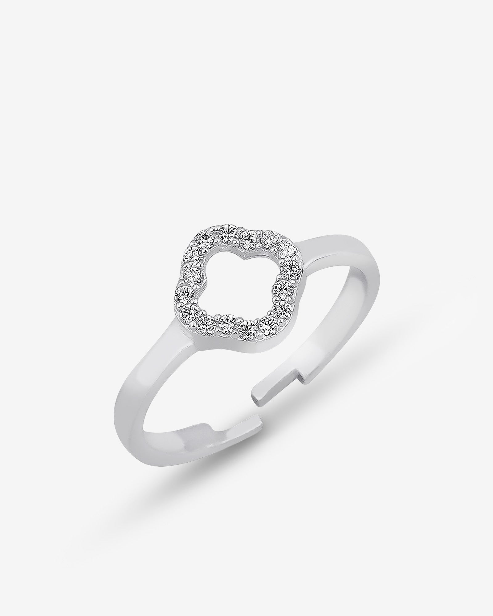 Four Leaf Clover Ring - Sterling Silver - Sterling Silver