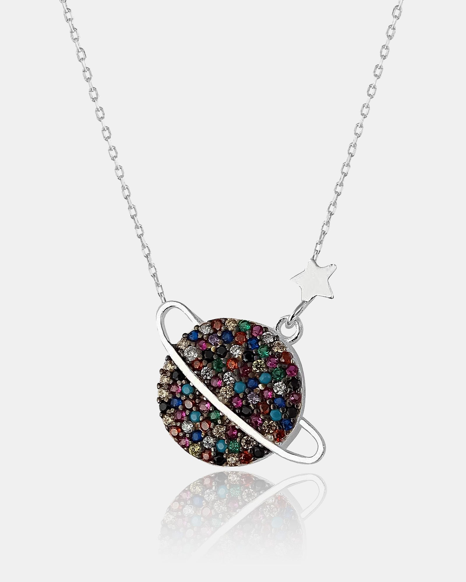 Delicate Galaxy Necklace - Sterling Silver