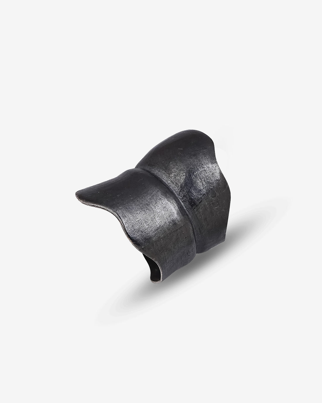 Wide Rustic Handcrafted Ring - Sterling Silver