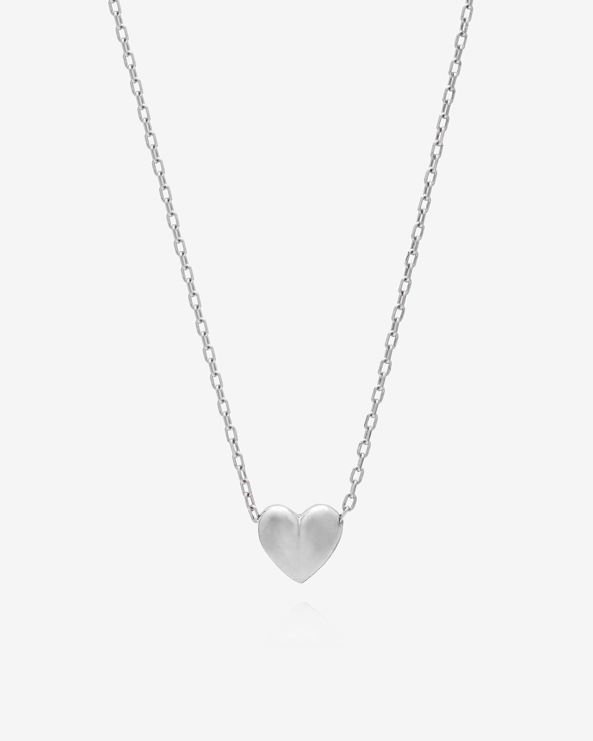 Dainty Heart Necklace - Sterling Silver